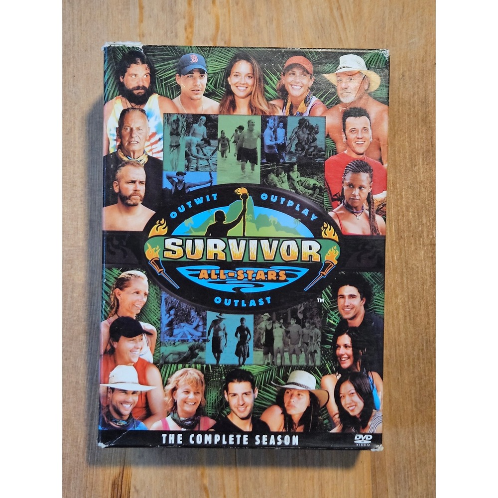 Survivor All-Stars The Complete Season DVD 2004 Box Set CBS Reality TV Show